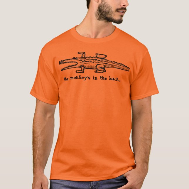 Camiseta ¿logotipo, usted ha visto el mono? 4 (Anverso)
