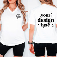 Logotipo V-Cuello del Personalizado de diseño fron