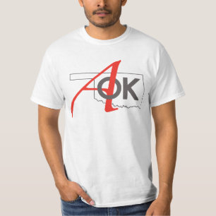 Camiseta Logotipo variable del color/del estilo AOK