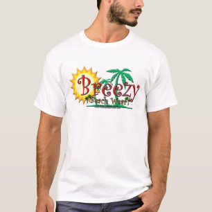 Camiseta Logotipo verde de las palmas solo