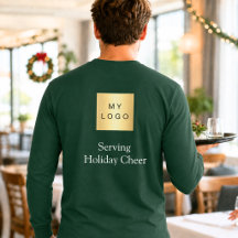 Logotipo verde de Navidad Personalizado para el Eq
