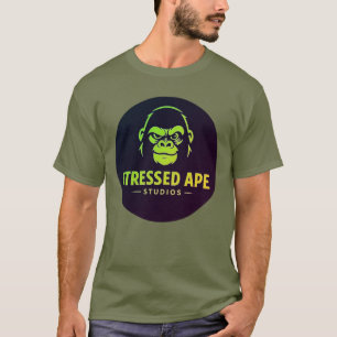 Camiseta Logotipo verde de Stressed Ape Studios