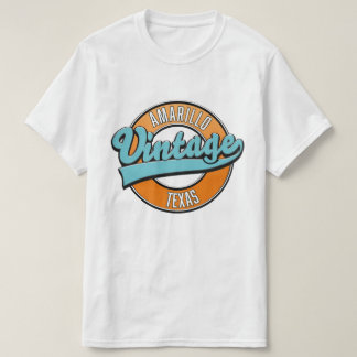 Camiseta Logotipo vintage de Amarillo Texas