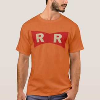 Camiseta Logotipo Vintage de Cinta Roja