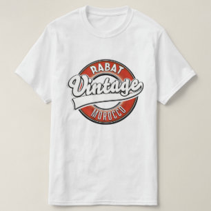 Camiseta logotipo vintage de Rabat Marruecos