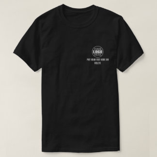 Camiseta Logotipo y eslogan comercial personalizado