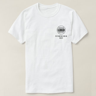 Camiseta Logotipo y eslogan comercial personalizado