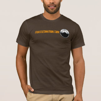 Camiseta logotipo y texto de FraggedNation.com