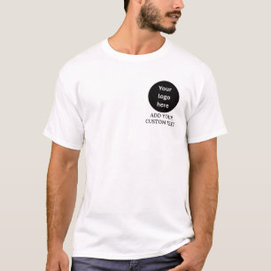 Camiseta Logotipo y texto personalizados de empresa