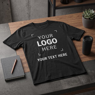 Camiseta Logotipo y texto personalizados de la empresa