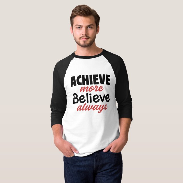 Camiseta Logra Más Cree Siempre (Anverso completo)