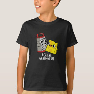 Camiseta Lograr Grateness Grateness Funny Cheese Puns Dark 