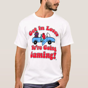 Camiseta Lograr perder el lema divertido de los juegos