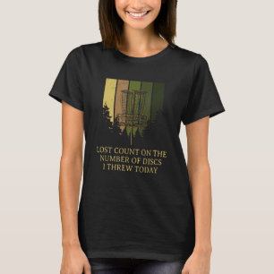 Camiseta Logro de Contar de Discos I Tirar Golf Golf Humo