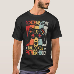 Camiseta Logro de los hombres desbloqueados video juegos de