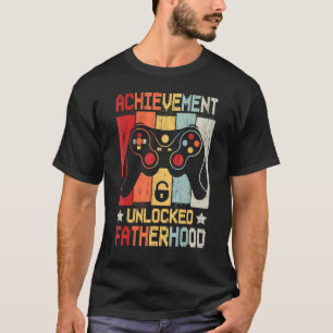 Camiseta Logro de los hombres desbloqueados video juegos de