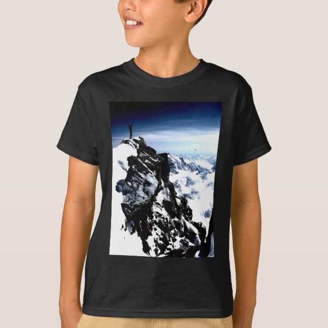 Camiseta Logro del Montañero Invierno de Nieve (Anverso)