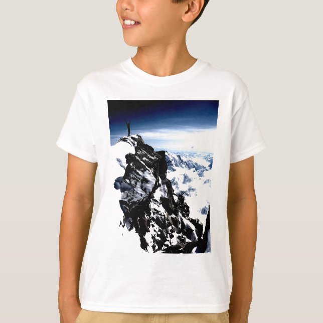 Camiseta Logro del Montañero Invierno de Nieve (Anverso)