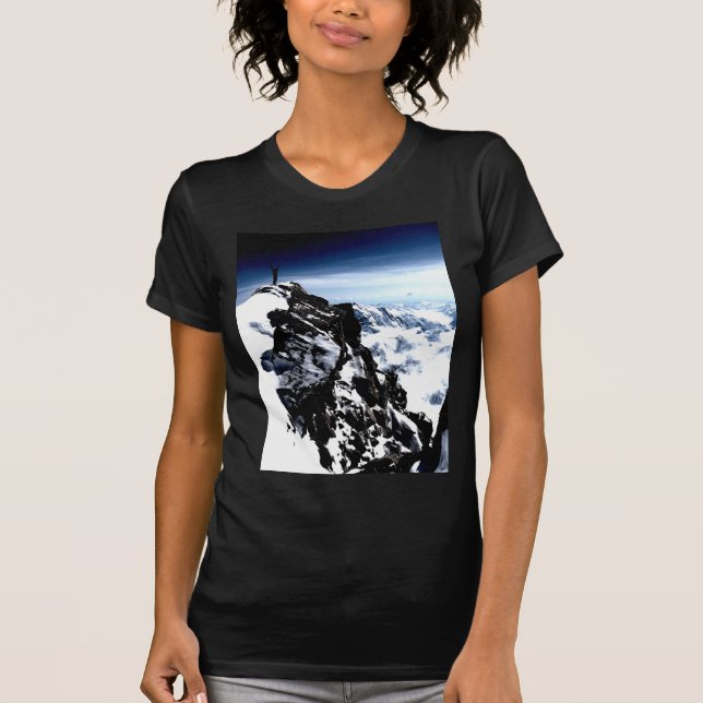 Camiseta Logro del Montañero Invierno de Nieve (Anverso)