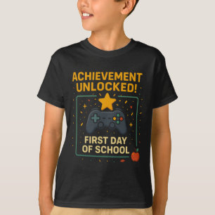 Camiseta Logro Desbloqueado Nuevo Ck A La Escuela Vídeo