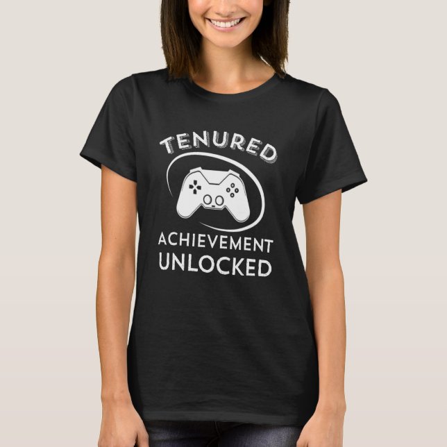 Camiseta Logro desbloqueado profesor titular profesor maest (Anverso)
