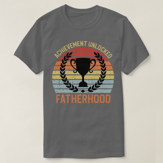 Camiseta Logro: La paternidad desbloqueada (Diseño del anverso)