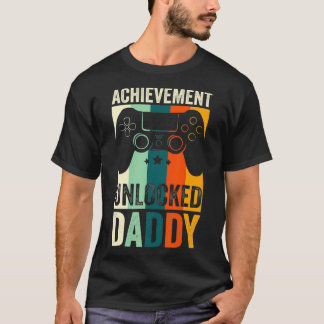 Camiseta Logro: Papá Desbloqueado Se Va A Ser Regalo De Pap
