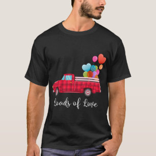 Camiseta Logros de amor Recogida Camión Rojo El día de San 