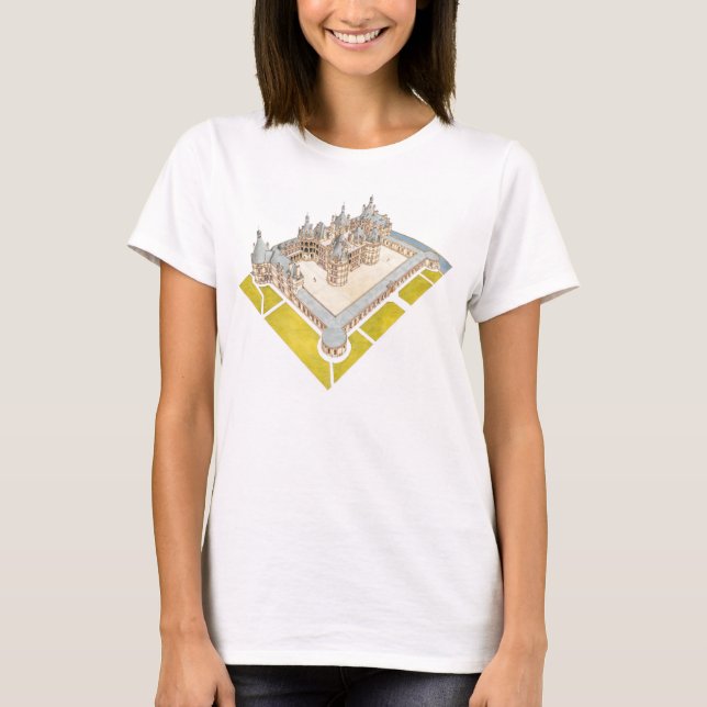 Camiseta Loir-et-Cher de Chateau de Chambord Chambord (Anverso)