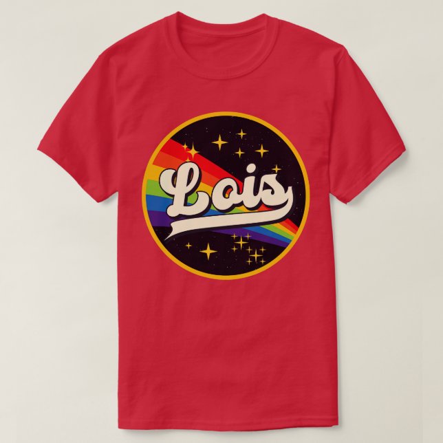 Camiseta Lois Rainbow In Space Vintage Style (Diseño del anverso)