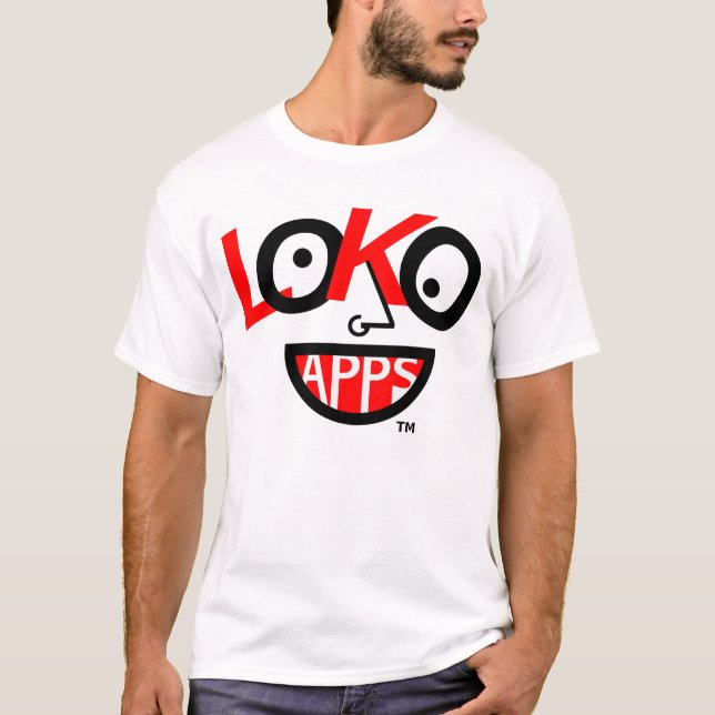Camiseta Loko Apps retro (Anverso)