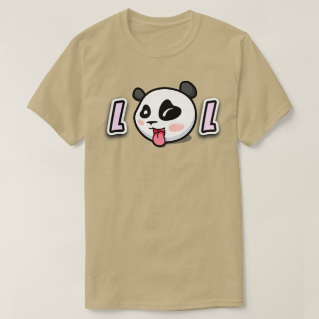 Camiseta LOL Cute Panda face (Diseño del anverso)