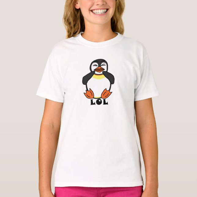 Camiseta LOL Laughing Pingüino (Anverso)