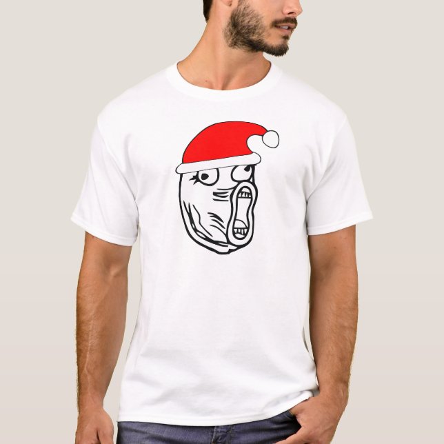 Camiseta LOL Santa - meme del Internet de Navidad (Anverso)