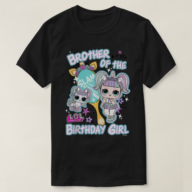 Camiseta LOL Sorpresa Hermano Del Chica De Cumpleaños (Diseño del anverso)