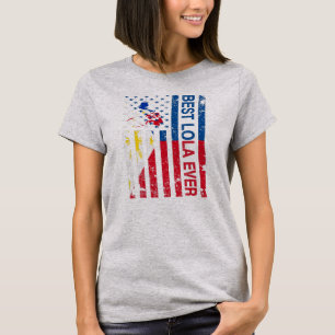 Camiseta Lola Abuela Filipina Filipinas Americana