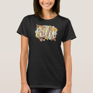Camiseta Lola Abuela Flores Lola Abuela