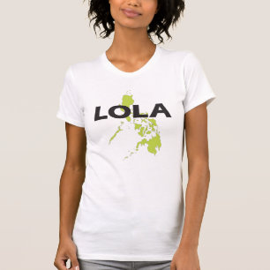 Camiseta Lola con el mapa de Filipinas