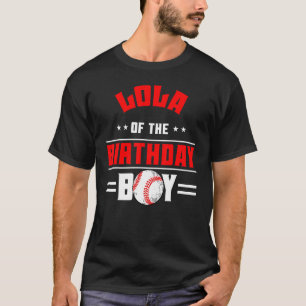 Camiseta Lola De Birthday Béisbol Tema Familia Bda