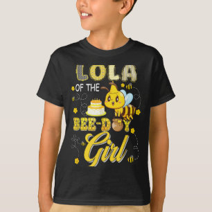 Camiseta Lola de La Chica del Cumpleaños de Abeja Divertida
