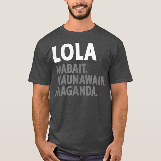 Camiseta Lola Filipino Grandma  Funny Filipino (Anverso)