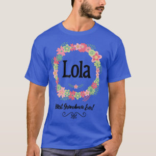 Camiseta Lola mejor abuela jamás filipina
