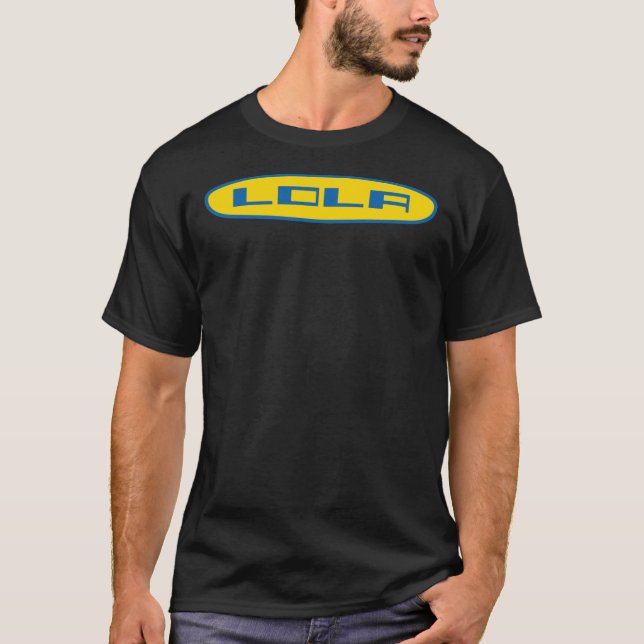 Camiseta Lola Racing cars 1960&x27;s logo - blue Essential  (Anverso)