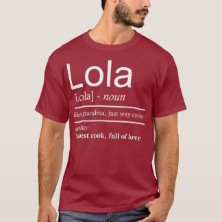 Camiseta Lola Regalos Graciosos Abuelas Regalos para Abuela