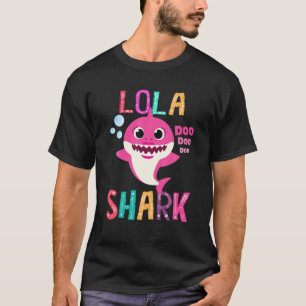 Camiseta Lola Shark, regalo divertido del Día de la Madre p