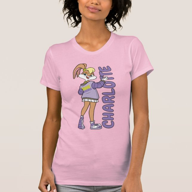 Camiseta Lola TUNE SQUAD™ Varsity Heart (Anverso)