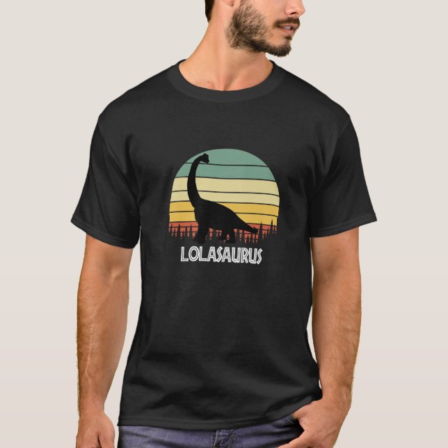 CAMISETA LOLASAURUS LOLA SAURUS LOLA DINOSAUR (Anverso)