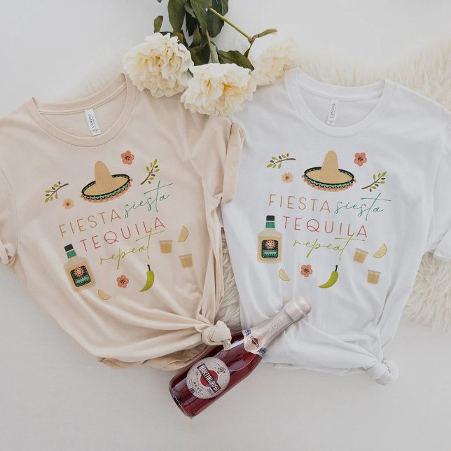 Camiseta LOLITA Fiesta Siesta Tequila Repita Bachelorette T (Subido por el creador)