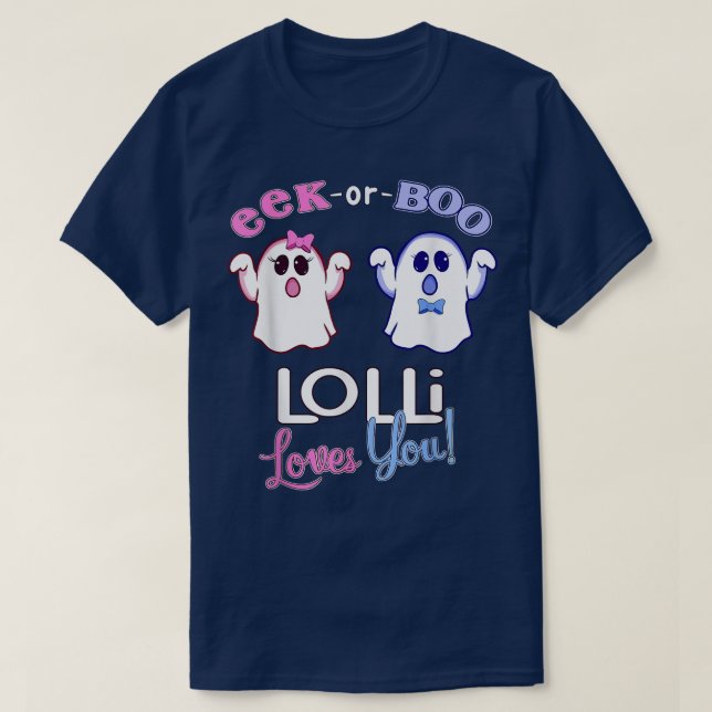 Camiseta Lolli Rosa O Azul Te Ama La Reserva De Género Hall (Diseño del anverso)