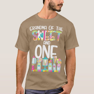 Camiseta Lollip de cumpleaños de la abuela del dulce y un d